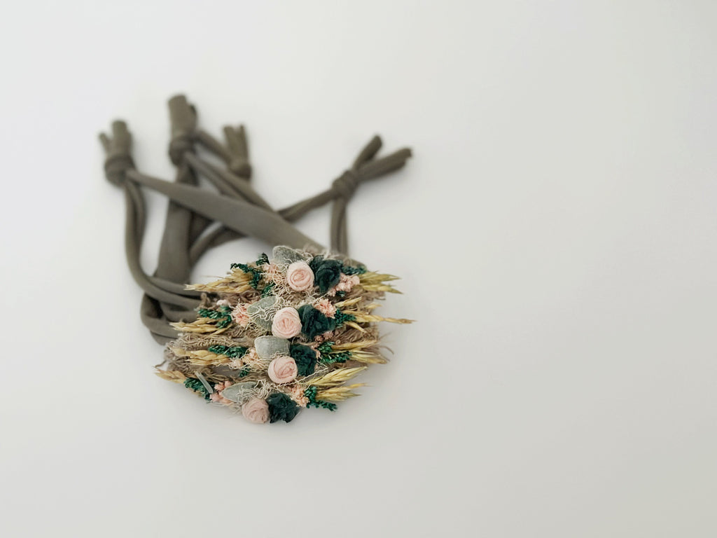 Sage Dainty Floral Band