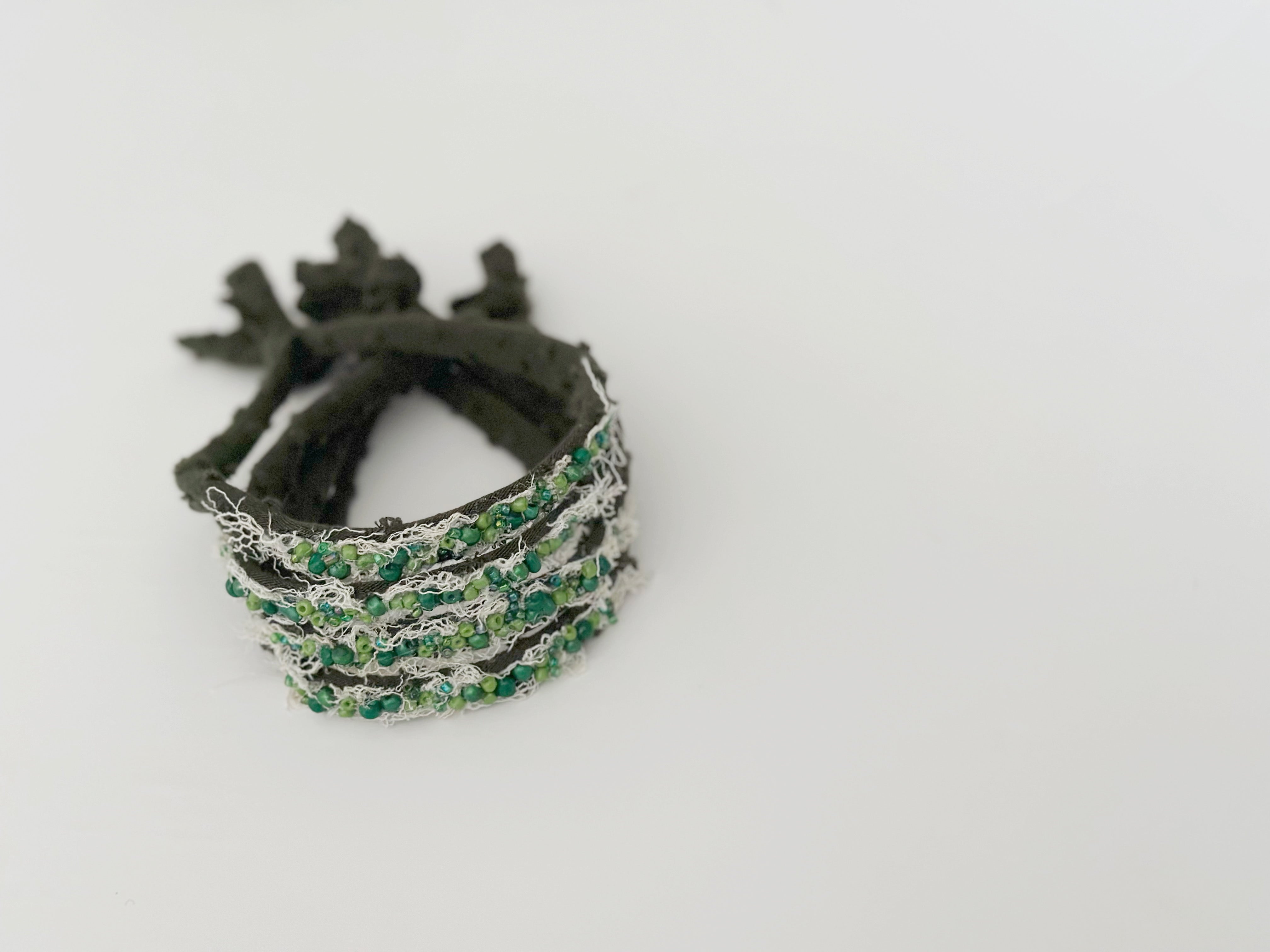 Pine Dottie Beaded Band